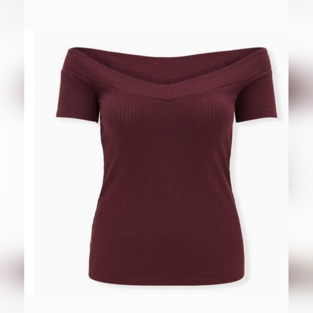 Torrid off the shoulder top size 2